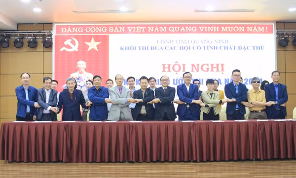 Khối thi đua các Hội có tính chất đặc thù ký kết giao ước thi đua năm 2024