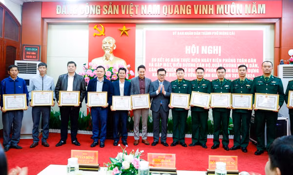 Móng Cái: Sơ kết 5 năm thực hiện Ngày Biên phòng toàn dân giai đoạn 2019 - 2024