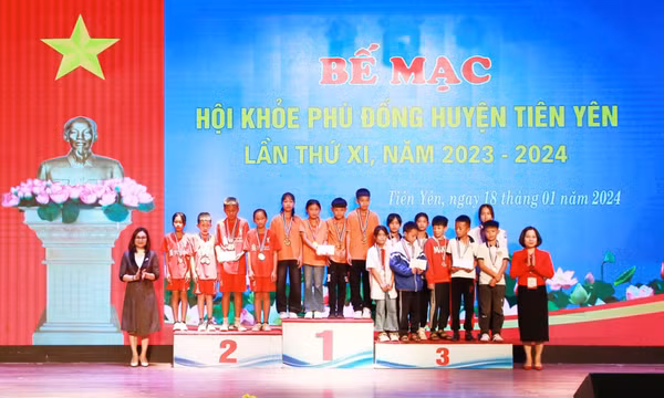 Bế mạc Hội khỏe Phù Đổng huyện Tiên Yên lần thứ XI năm 2023-2024