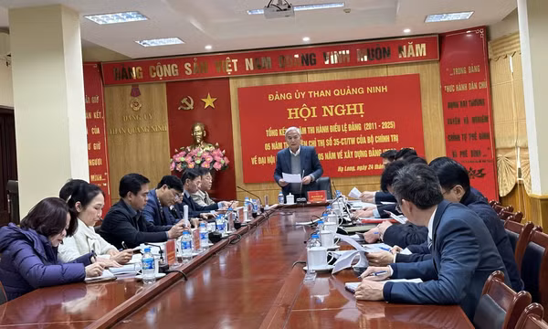Đảng ủy Than Quảng Ninh tổng kết 15 năm thi hành điều lệ Đảng và công tác xây dựng Đảng 5 năm (2020-2025)