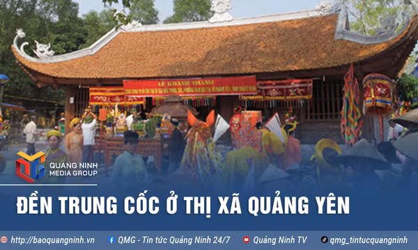 Đền Trung Cốc ở TX Quảng Yên