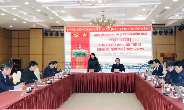 Hội nghị Ban chấp hành Đảng bộ Khối các cơ quan tỉnh khóa IX