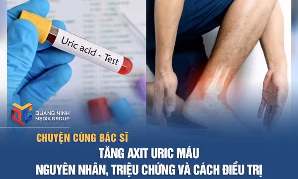 Tăng axit uric máu – nguyên nhân, triệu chứng và cách điều trị