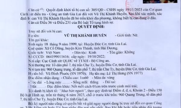 Truy nã "nữ quái" lừa bán người sang Myanmar