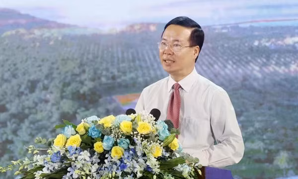 Chủ tịch nước Võ Văn Thưởng dự Chương trình “Xuân Biên phòng ấm lòng dân bản”