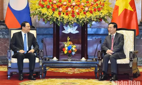 Việt Nam-Lào không ngừng thúc đẩy hợp tác trên các lĩnh vực