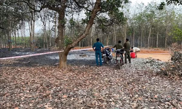Bình Phước: Làm rõ vụ nghi cháy vườn rẫy điều khiến một người tử vong