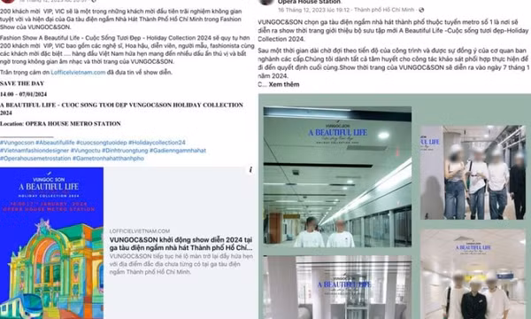 Nhà thiết kế tung tin làm show thời trang ở ga Metro: Sở TT&TT TP.HCM vào cuộc
