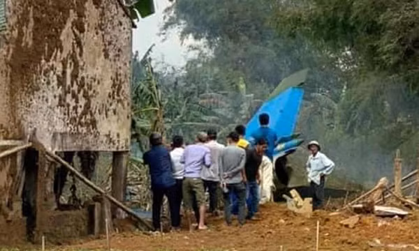 Máy bay quân sự bị rơi tại Quảng Nam, phi công thoát hiểm an toàn