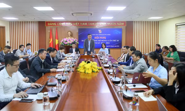 Hội nghị Ban Chấp hành Hội Nhà báo tỉnh (mở rộng) lần thứ X, nhiệm kỳ 2019-2024