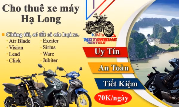 Trải nghiệm dịch vụ thuê xe máy Hạ Long uy tín