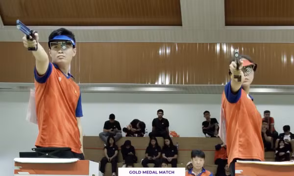 Xạ thủ Phạm Quang Huy và Trịnh Thu Vinh giành HC vàng châu Á