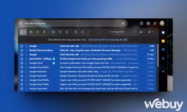Những giải pháp đơn giản giúp tìm và xóa hàng loạt email rác trong Gmail