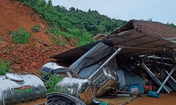 Lào Cai: Cảnh tan hoang của ngôi làng vừa bị lũ quét vùi lấp thôn Làng Nủ
