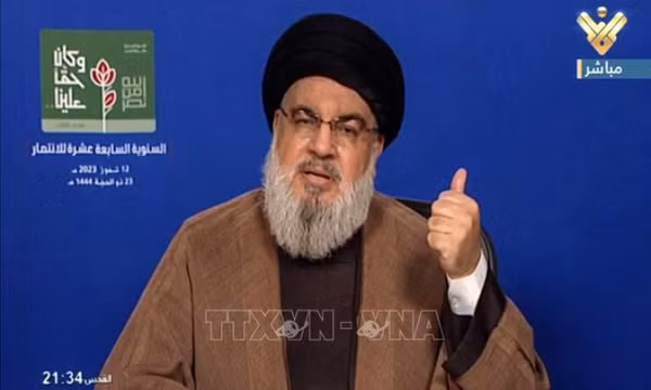 Thủ lĩnh Hezbollah cảnh báo tấn công CH Síp nếu hỗ trợ Israel