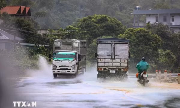 Đông Bắc Bộ, Lào Cai, Yên Bái, Hòa Bình có mưa, cục bộ có nơi trên 80mm