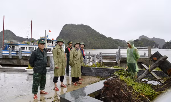 Phó Bí thư Tỉnh ủy Đặng Xuân Phương kiểm tra công tác khắc phục hậu quả bão số 3 trên Vịnh Hạ Long và TP Móng Cái