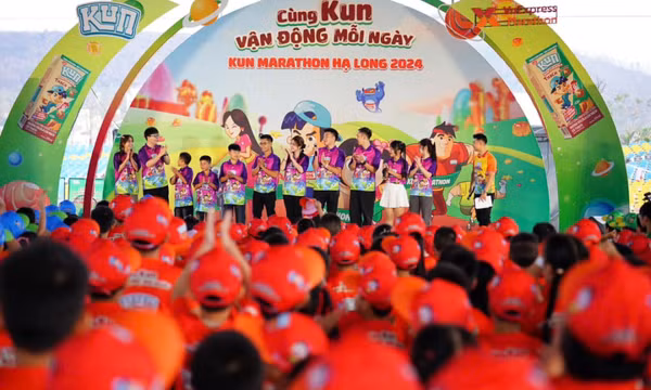 1.500 em nhỏ chinh phục đường chạy giải Kun Marathon Hạ Long 2024