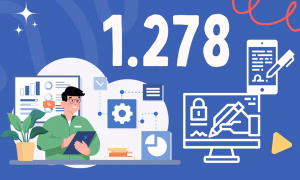 1.278 - là số TTHC trong tỉnh đã được cung cấp trực tuyến toàn trình và một phần
