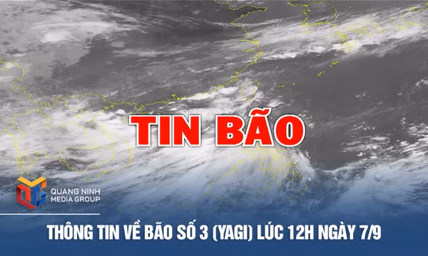 Thông tin về Bão số 3 (Yagi) lúc 13h ngày 6/9
