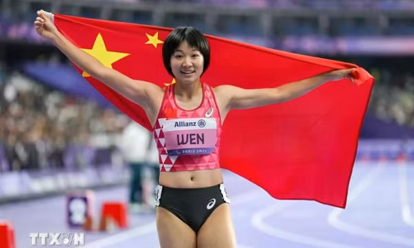 Đoàn Trung Quốc giữ vững ngôi đầu bảng tổng sắp huy chương Paralympic 2024