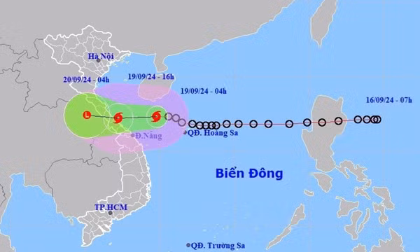 Tin bão số 4 khẩn cấp: Gió giật cấp 10, cách Đà Nẵng hơn 200km