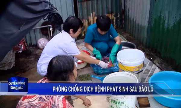 Quảng Ninh tăng cường phòng chống dịch bệnh sau bão lũ