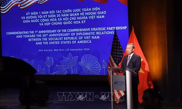 Tổng Bí thư, Chủ tịch nước Tô Lâm: Tiếp tục đưa quan hệ Việt Nam - Hoa Kỳ ngày càng phát triển ổn định, thực chất