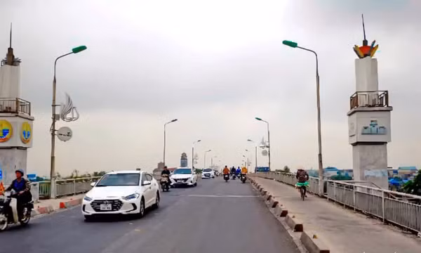 Nam Định tạm cấm nhiều loại ô tô lưu thông trên cầu Đò Quan