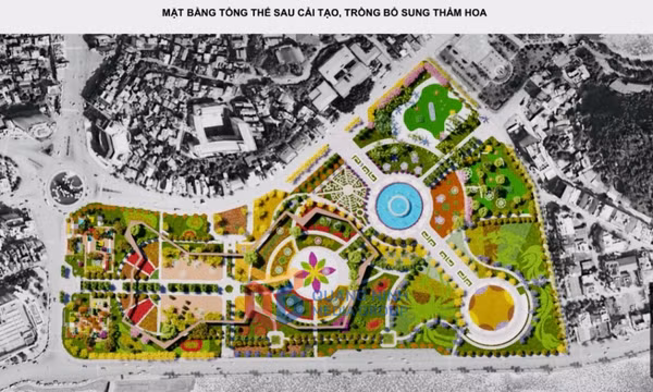 "Khoác áo mới" cho công viên hoa Hạ Long