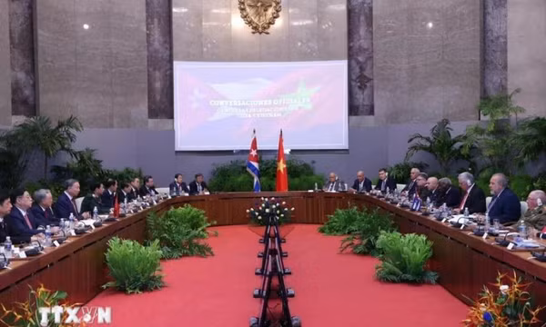 Tổng Bí thư, Chủ tịch nước hội đàm với Bí thư Thứ nhất, Chủ tịch nước Cuba