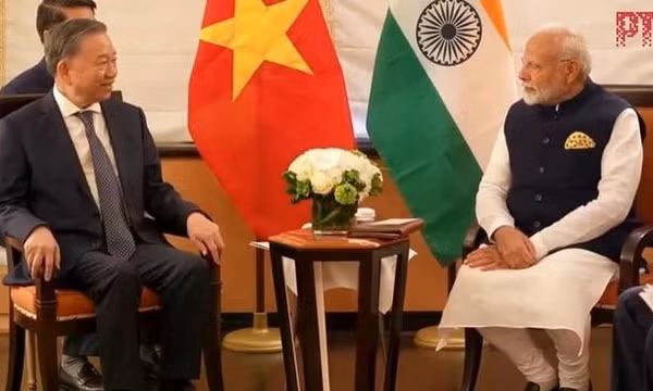 Tổng Bí thư, Chủ tịch nước Tô Lâm tiếp Thủ tướng Ấn Độ Narendra Modi