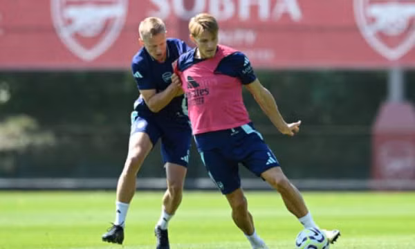Arteta báo tin dữ về Odegaard và Zinchenko