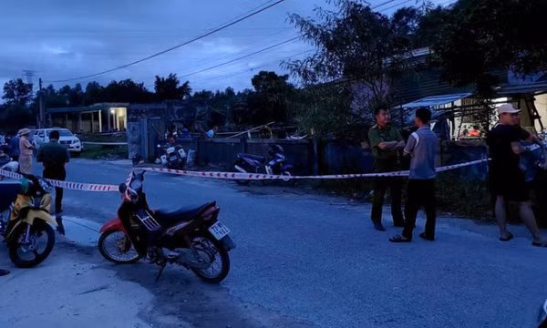 Hai người hàng xóm rủ nhau nhậu, một người bị chém chết, một người bị bắt giam