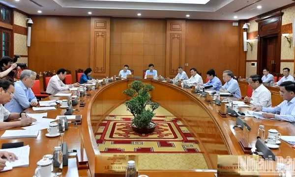 Tổng Bí thư, Chủ tịch nước Tô Lâm: Huy động tối đa nguồn lực để ứng phó, hạn chế thiệt hại, kịp thời hỗ trợ nhân dân bị ảnh hưởng cơn bão số 3