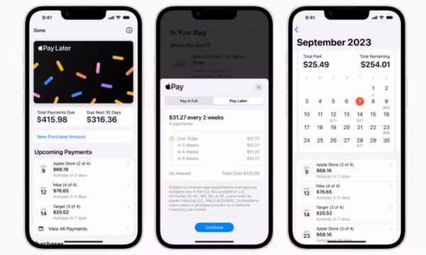 Apple cho người dùng iPhone vay tiền