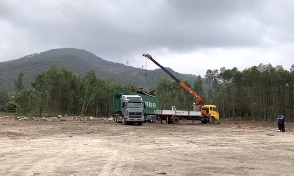 Cơ sở chế biến dăm gỗ trái phép tại xã Hồng Thái Đông (TX Đông Triều) đã hoàn thành việc tháo dỡ, di dời