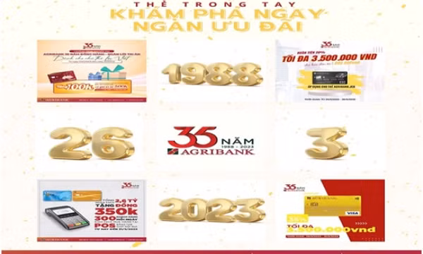 Agribank đón sinh nhật vàng - Ngập tràn ưu đãi