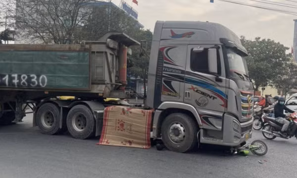 Nữ sinh tử vong thương tâm sau va chạm với xe container ở Hải Phòng