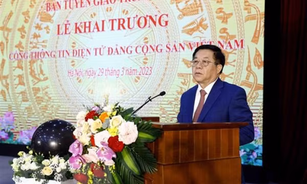 Khai trương Cổng Thông tin điện tử Đảng Cộng sản Việt Nam