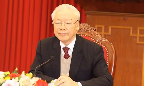 Tổng Bí thư Nguyễn Phú Trọng điện đàm cấp cao với Tổng thống Hoa Kỳ