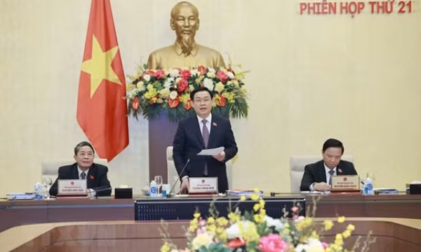 Khai mạc phiên họp thứ 21 của Ủy ban Thường vụ Quốc hội