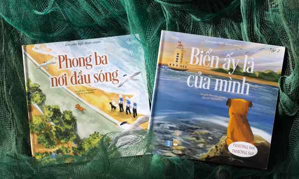 Ra mắt bộ sách tranh 'Trường Sa! Biển ấy là của mình'