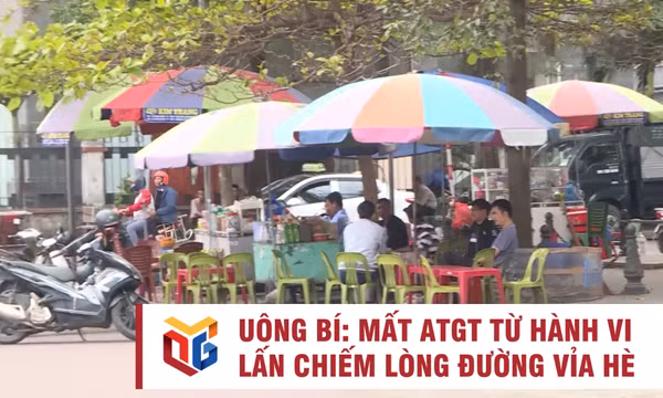Uông Bí: Mất ATGT từ hành vi lấn chiếm lòng đường vỉa hè