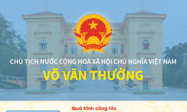 Infographics: Tiểu sử Chủ tịch nước Võ Văn Thưởng