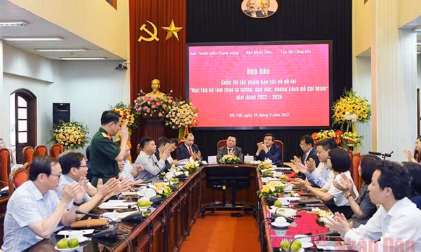 Thể lệ Cuộc thi tác phẩm báo chí về đề tài “Học tập và làm theo tư tưởng, đạo đức, phong cách Hồ Chí Minh” giai đoạn 2022-2025