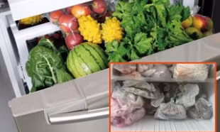 Tác hại của việc để trực tiếp túi ni lông đựng thực phẩm vào tủ lạnh