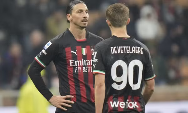 Milan chia điểm với đội đua trụ hạng
