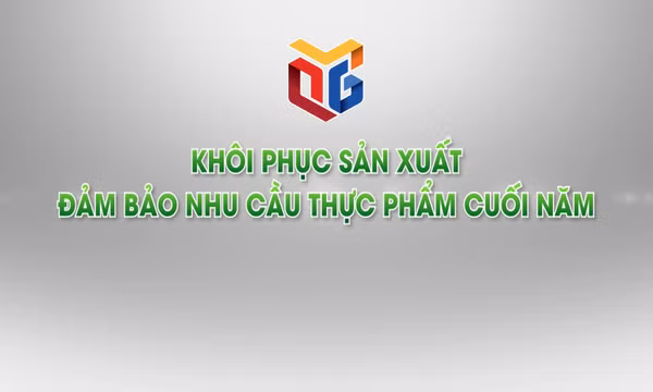 Khôi phục sản xuất đảm bảo nhu cầu thực phẩm cuối năm