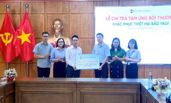 VBI chi trả bảo hiểm bồi thường khắc phục bão số 3 cho Bảo tàng Quảng Ninh
